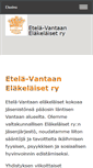 Mobile Screenshot of etelavantaanelakelaiset.net